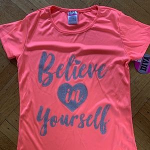 Peach color girls shirt